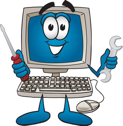 Computer Repairing Logo Clip Art Library