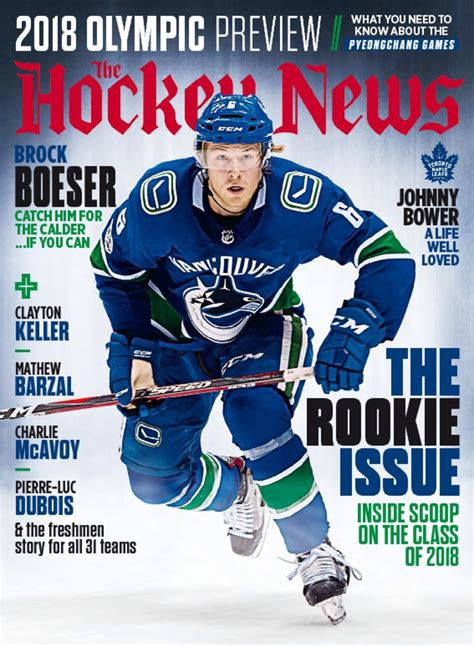 The Hockey News Magazine Insight Into The World Of