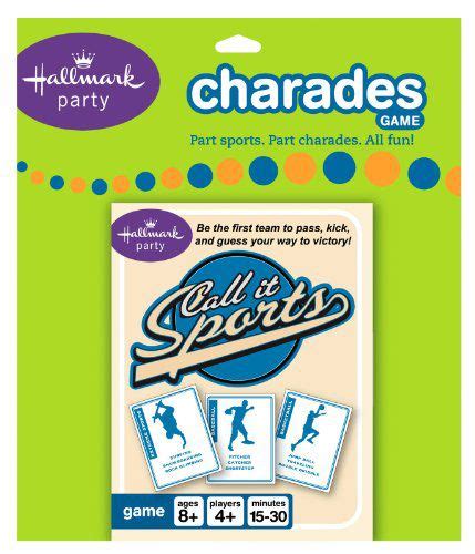 Hallmark Call It Sports Charades Card Game Buy Hallmark Call It