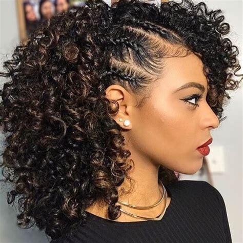 Half Up Half Down Naturally Curly Hairstyles Hairstyle Guides