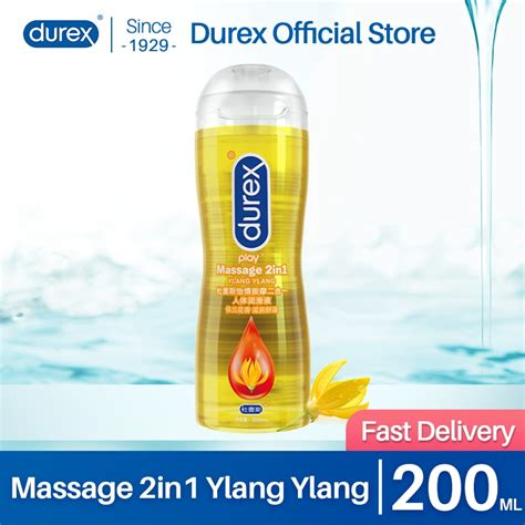 Durex 200ml Lubricant Water Based Massage Orgasm Anal Vaginal Lubricant