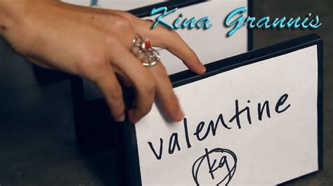 Kina Grannis New Track ‘valentine Official Music Video I Dont Need A