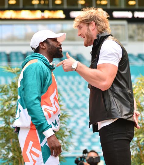Floyd mayweather and logan paul appear to start brawling at logan paul's press conference for his exhibition fight. 'Dreadful' - Eddie Hearn gives funny reaction to Floyd ...