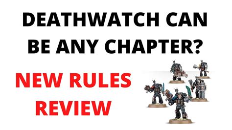 So Deathwatch Can Be Any Chapter Each Turn Fun New Kill Team Strike