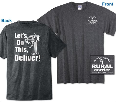 T Shirt For Rural Letter Carriers From Modern Process Company