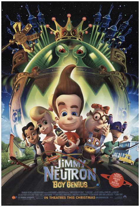 Jimmy Neutron Boy Genius 2001 Original Movie Poster Fff 73130