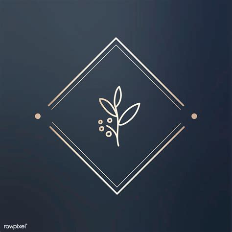 Floral Rhombus Logo Design Vector Premium Image By Wan