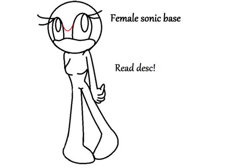 Female Sonic Base By Mogsy537 On Deviantart