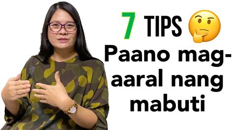 7 Tips Paano Mag Aral Nang Mabuti Study Hard Or Study Smart Youtube