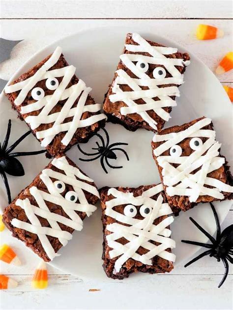 Halloween Mummy Brownies Recipe