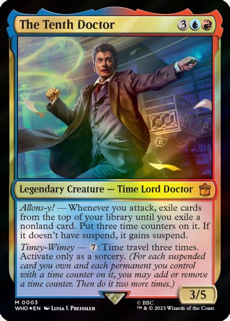 Mtg Doctor Who Cards Add Fish Fingers Custard And A Lot Of Gorgeous