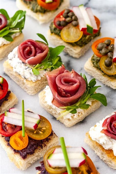 These Perfectly Easy Canapés Can Be Made Ahead Of Time Are Served Cold