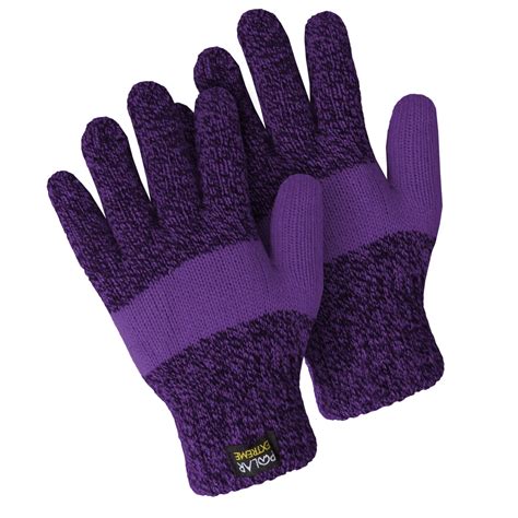 Polar Extreme Insulated Gloves Knit Winter Gloves Thermal Insulation