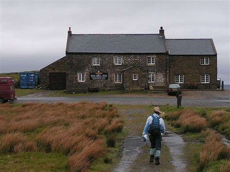 Tan Hill Inn Located On The Famous Pennine Way Long Distance Footpath