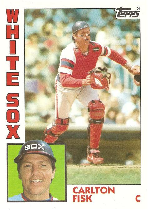 Maybe you would like to learn more about one of these? 1984 Topps Carlton Fisk | Baseball cards, Baseball, Sports