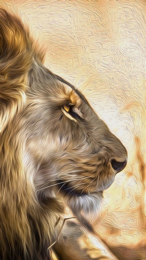 1080x1920 1080x1920 Lion Animals Artist Artwork Digital Art Hd