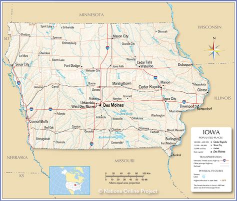 County Map Iowa With Cities World Map