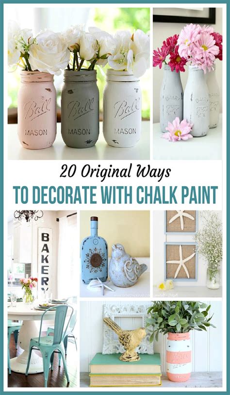 Di conseguenza me la sono fatta da me con una also, i listen to watership down on audible. 20 Original Ways to Decorate with Chalk Paint- A ...