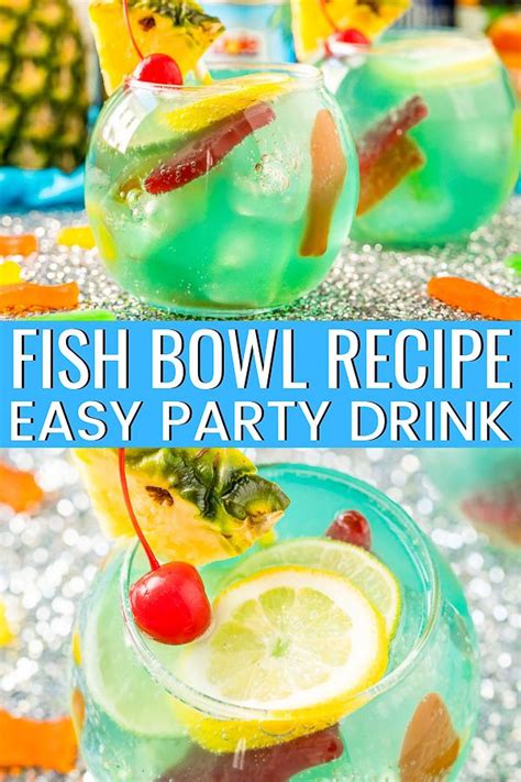 This Fish Bowl Drink Is A Fruity Party Cocktail Thats