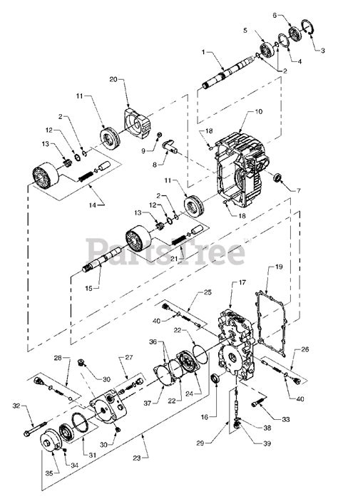 Cub Cadet Hydrostatic Transmission Diagram