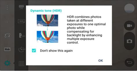 Lg How To And Tips What Is The Hdr Mode In Camera Settings Lg Uk
