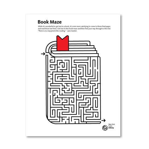 Printable Maze Book The New York Public Library Shop