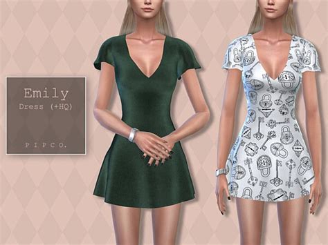 Emily Dress By Pipco From Tsr • Sims 4 Downloads