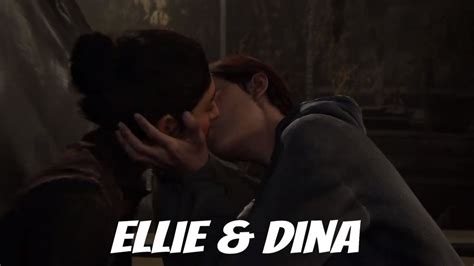 Ellie And Dina Romance Scene The Last Of Us Part Ii Youtube