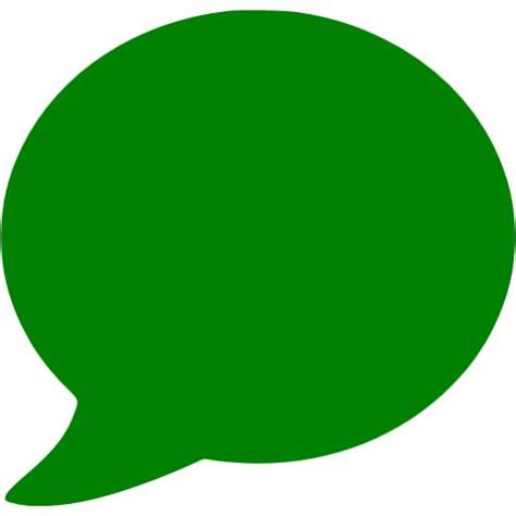 Green Speech Bubble Icon Free Green Speech Bubble Icons