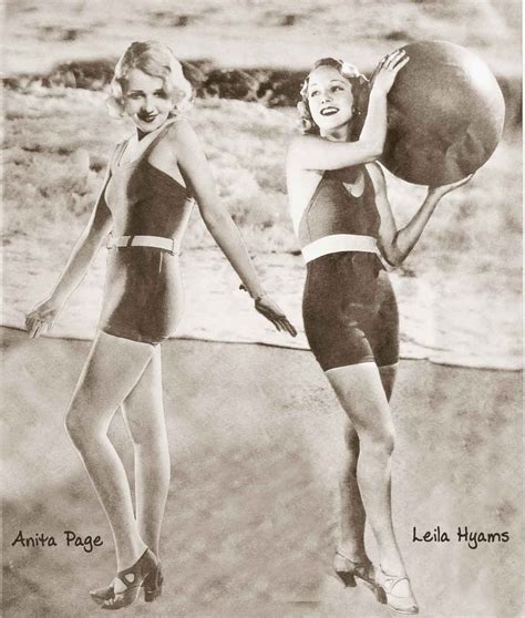 1930s Hollywood Bathing Suits 1932 Swimsuit Fashion Vintage