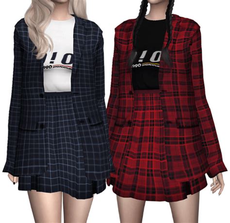 Awesome Plaid Skirts Custom Content For The Sims 4 — Snootysims