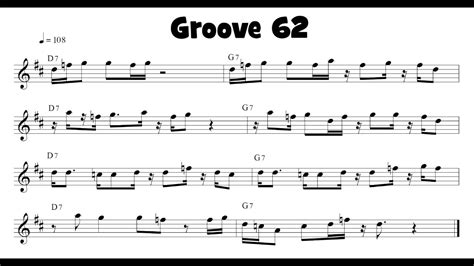 Funk Sax Riff From The Book 100 Ultimate Soul Funk And Randb Grooves For