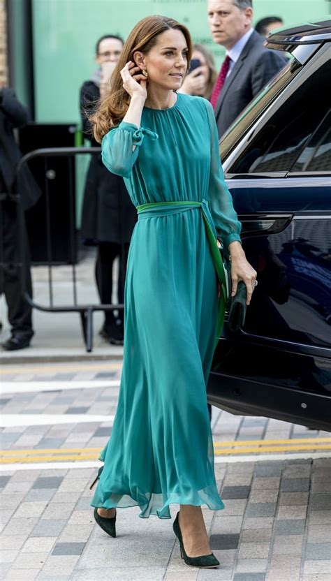 Kate Middleton Shines In Jewel Toned Cocktail Dress