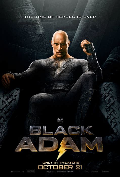 Dwayne Johnson As Teth Adam Aka Black Adam Promotional Poster Dceu