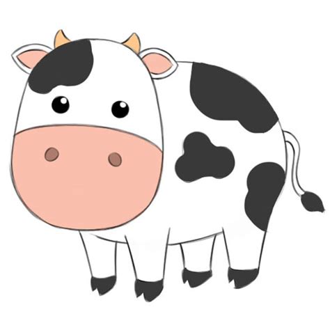 Top 136 How To Draw A Cute Cartoon Cow