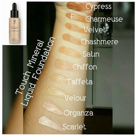 Touch Mineral Liquid Foundation Color Matching Younique Touch
