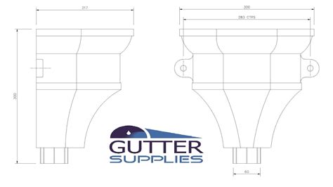 What Are The Dimensions Of Your Hoppers Guttering Hopper Dimensions