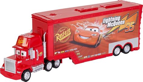 Mib Disney Pixar Supercharged Cars Mack Truck Playset New 2006 Mattel