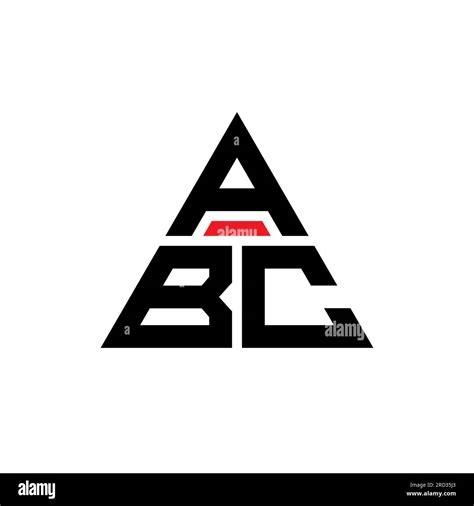 Abc Triangle Letter Logo Design With Triangle Shape Abc Triangle Logo