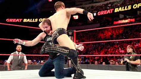 The Miz Vs Dean Ambrose Intercontinental Championship Match Photos Wwe