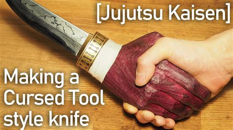 重面春太の呪具作ってみた Making a Cursed Tool style knife from Jujutsu Kaisen