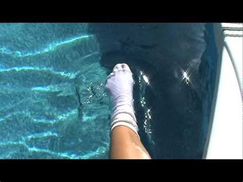 Wet means much more than just dampness. Outside gettn' wet in white slouch socks - YouTube