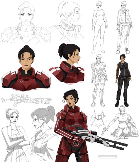 Mass Effect Female Design Commission By Precia T On Deviantart