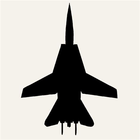 F 5 Aircraft Silhouettes Clipart Best