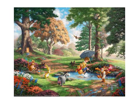 Winnie The Pooh I Puzzle Disney Thomas Kinkade 1600x1200 Wallpaper
