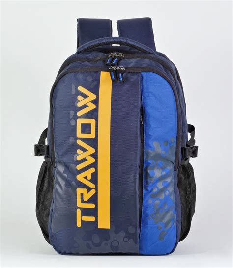 Polyester Blue Trawow Laptop Backpack For Office And Collage At Rs 1499
