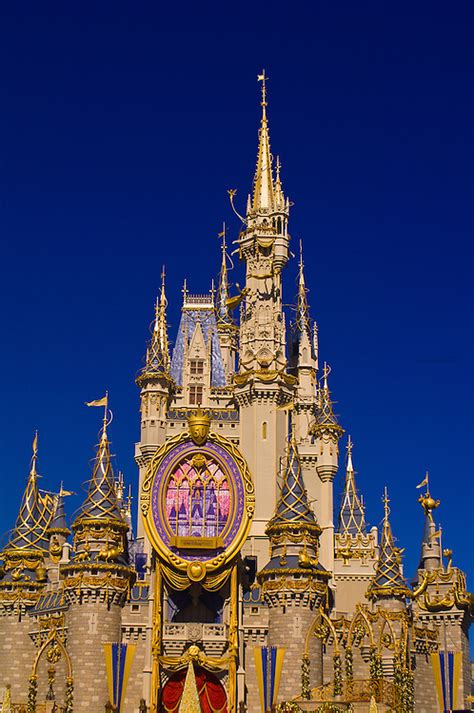 Cinderellas Castle Disney World Orlando Florida Usa