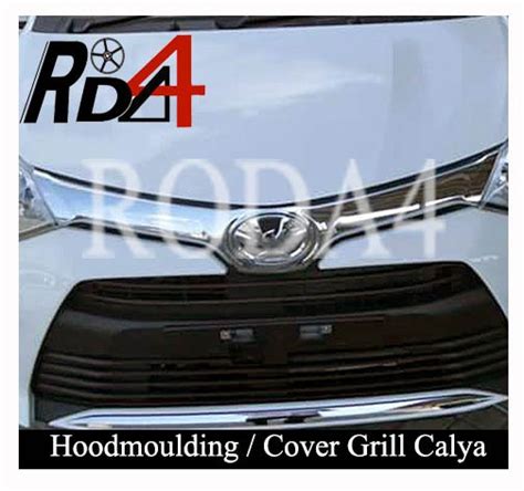 Jual Hood Moulding Cover Grill Depan Toyota Calya Chrome Di Lapak