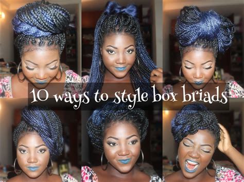 Video 10 Cute Ways To Style Your Box Braids A Million Styles Africa