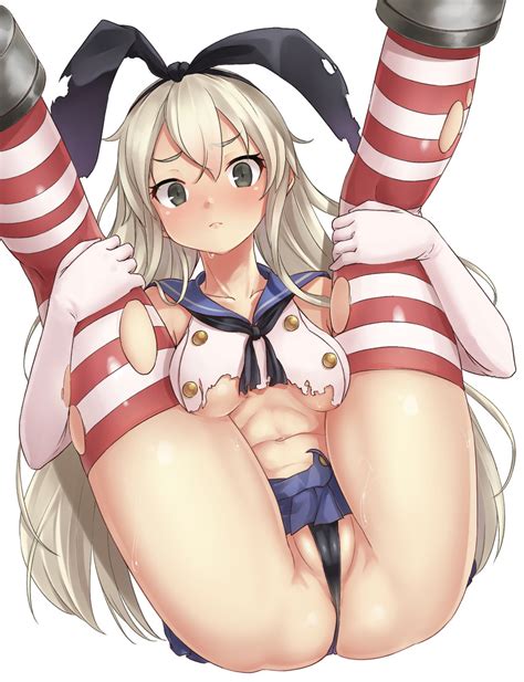 Shimakaze Kantai Collection Drawn By Sasamihallo Danbooru